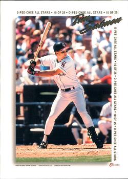 1994 O-Pee-Chee - All-Stars Box Toppers 5x7 #10 Tim Salmon Front