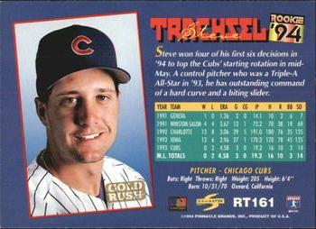 1994 Score Rookie & Traded - Gold Rush #RT161 Steve Trachsel Back
