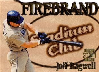 1997 Stadium Club - Firebrand #FB1 Jeff Bagwell Front