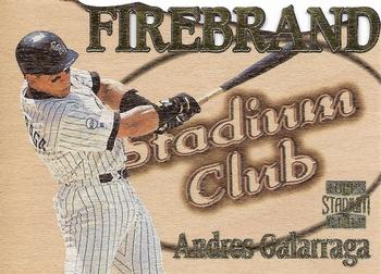 1997 Stadium Club - Firebrand #FB4 Andres Galarraga Front