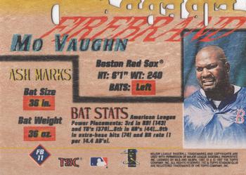 1997 Stadium Club - Firebrand #FB11 Mo Vaughn Back