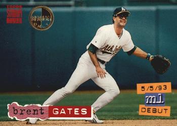 1994 Stadium Club - Members Only #65 Brent Gates Front