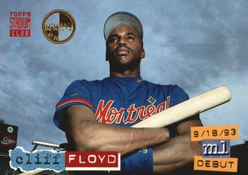1994 Stadium Club - Members Only #127 Cliff Floyd Front