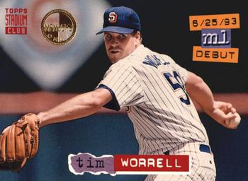 1994 Stadium Club - Members Only #519 Tim Worrell Front