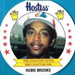 1988 Hostess Potato Chips Discs #5 Hubie Brooks Front