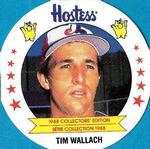 1988 Hostess Potato Chips Discs #7 Tim Wallach Front