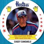 1988 Hostess Potato Chips Discs #12 Casey Candaele Front