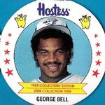 1988 Hostess Potato Chips Discs #22 George Bell Front