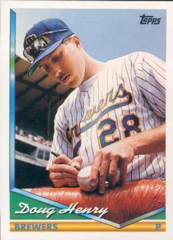 1994 Topps Bilingual #16 Doug Henry Front
