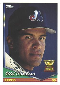 1994 Topps Bilingual #21 Wil Cordero Front