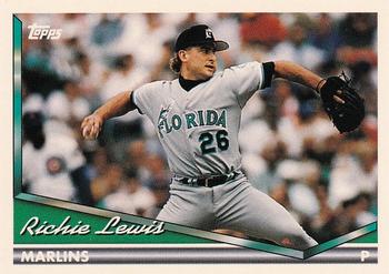 1994 Topps Bilingual #47 Richie Lewis Front