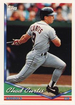 1994 Topps Bilingual #56 Chad Curtis Front