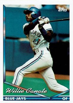 1994 Topps Bilingual #124 Willie Canate Front