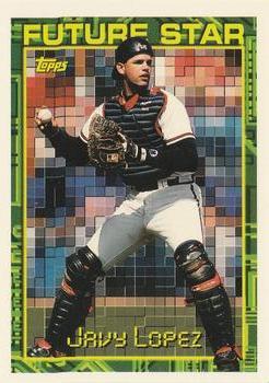 1994 Topps Bilingual #194 Javy Lopez Front