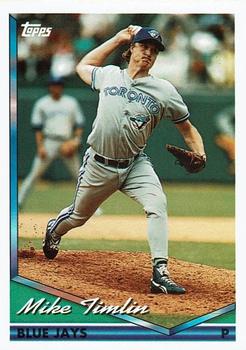 1994 Topps Bilingual #333 Mike Timlin Front