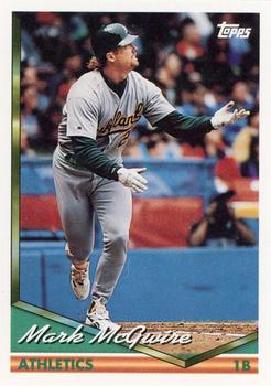1994 Topps Bilingual #340 Mark McGwire Front