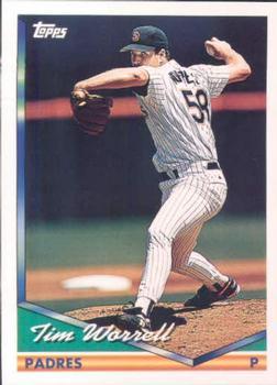 1994 Topps Bilingual #458 Tim Worrell Front
