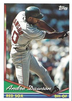 1994 Topps Bilingual #595 Andre Dawson Front