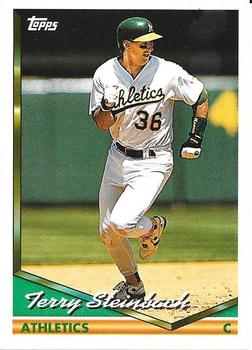 1994 Topps Bilingual #610 Terry Steinbach Front