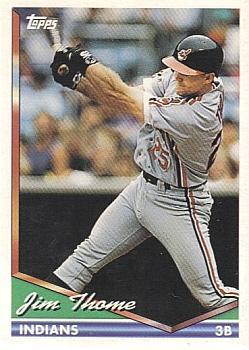 1994 Topps Bilingual #612 Jim Thome Front