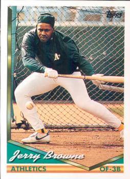 1994 Topps Bilingual #624 Jerry Browne Front