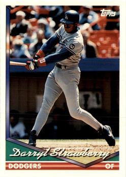 1994 Topps Bilingual #640 Darryl Strawberry Front