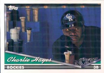 1994 Topps Bilingual #655 Charlie Hayes Front