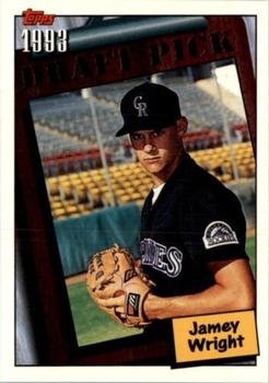 1994 Topps Bilingual #744 Jamey Wright Front