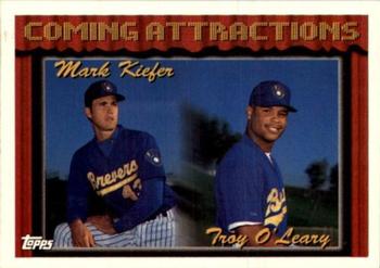 1994 Topps Bilingual #770 Mark Kiefer / Troy O'Leary Front