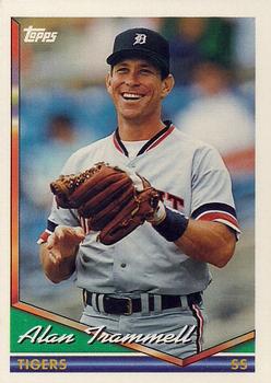 1994 Topps Bilingual #75 Alan Trammell Front