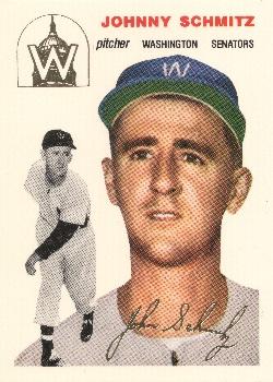 1994 Topps Archives 1954 - Gold #33 Johnny Schmitz Front