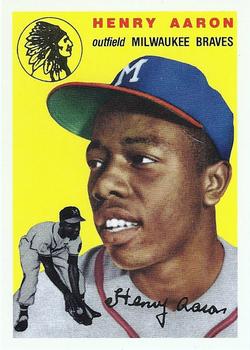 1994 Topps Archives 1954 - Gold #128 Henry Aaron Front