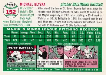 Mike Blyzka - 1954 Baltimore Orioles - 4x5 original contact print