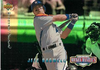 1994 Upper Deck - Mickey Mantle's Long Shots Electric Diamond #MM1 Jeff Bagwell Front