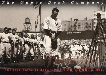 1994 Upper Deck All-Time Heroes - 125th Anniversary #4 Lou Gehrig Front
