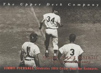 1994 Upper Deck All-Time Heroes - 125th Anniversary #13 Jimmy Piersall Front