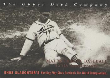 1994 Upper Deck All-Time Heroes - 125th Anniversary #14 Enos Slaughter Front