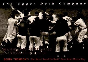 1994 Upper Deck All-Time Heroes - 125th Anniversary #16 Bobby Thomson Front