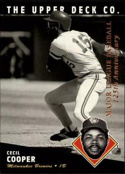 1994 Upper Deck All-Time Heroes - 125th Anniversary #21 Cecil Cooper Front