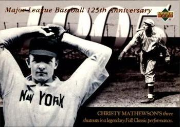 1994 Upper Deck All-Time Heroes - 125th Anniversary #104 Christy Mathewson Front