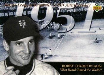 1994 Upper Deck All-Time Heroes - 125th Anniversary #115 Bobby Thomson Front