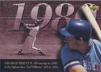 1994 Upper Deck All-Time Heroes - 125th Anniversary #123 George Brett Front