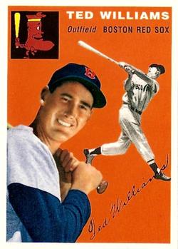 1994 Upper Deck All-Time Heroes - 1994 Topps Archives 1954 Ted Williams / Mickey Mantle #1 Ted Williams Front