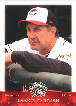 2014 Grandstand Erie SeaWolves #NNO Lance Parrish Front