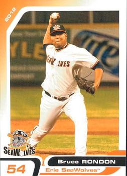 2012 Grandstand Erie SeaWolves #NNO Bruce Rondon Front