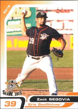 2012 Grandstand Erie SeaWolves #NNO Zack Segovia Front