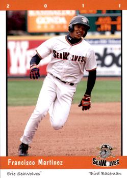 2011 Grandstand Erie SeaWolves #NNO Francisco Martinez Front