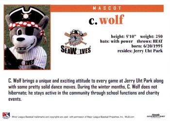 2011 Grandstand Erie SeaWolves #NNO C. Wolf Back