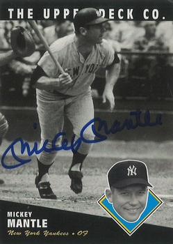 1994 Upper Deck All-Time Heroes - Autographs #100 Mickey Mantle Front