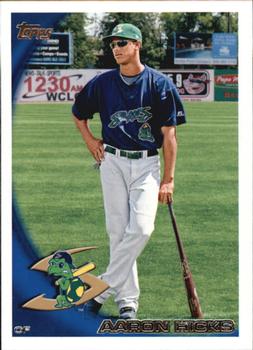 2010 Topps Pro Debut #2 Aaron Hicks Front